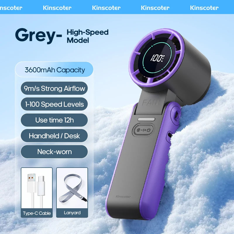 Portable Handhel Handheld Fan MATRIX-LOOP