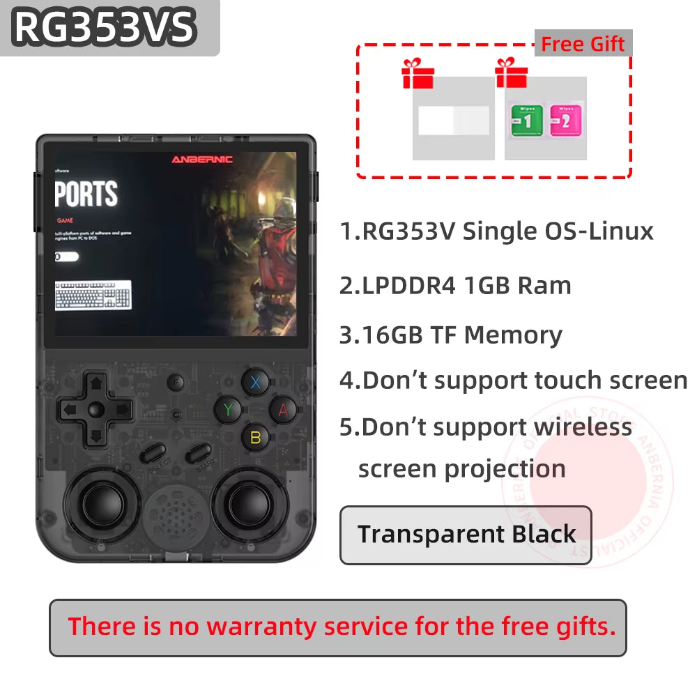 Retro Handheld Game Linux System Built- in 4452 Games