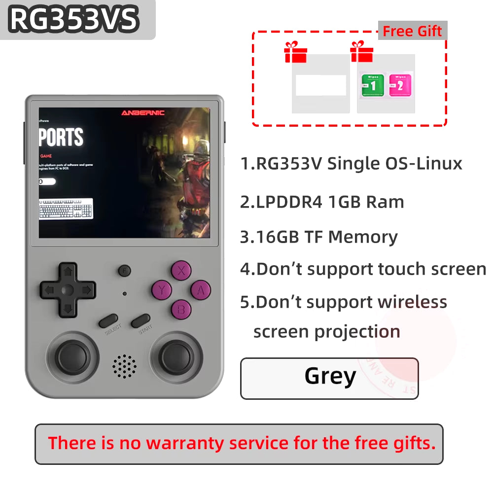 Retro Handheld Game Linux System Built- in 4452 Games