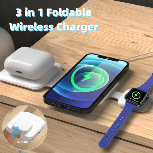 3 in 1 Magnetic Foldable MagSafe Charger - MATRIX-LOOP
