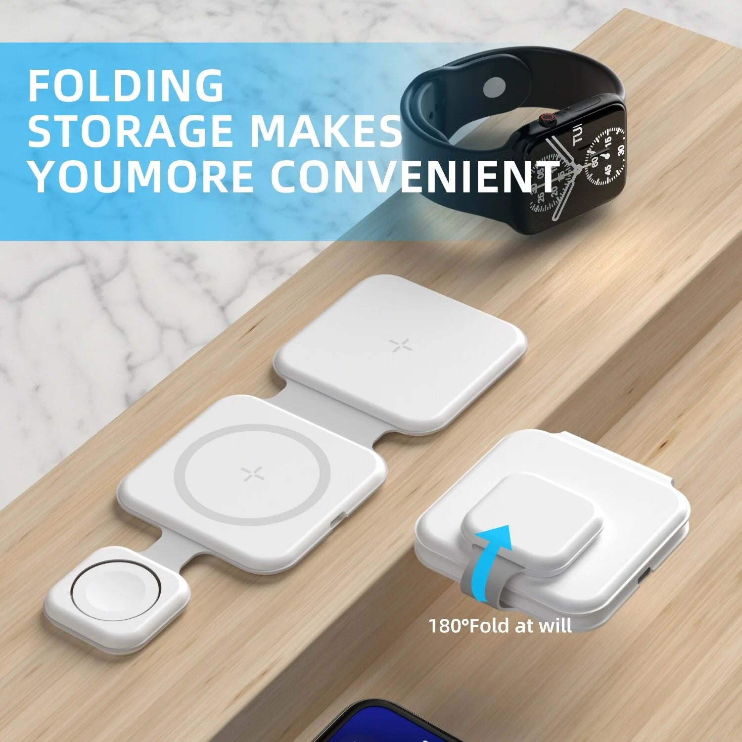 3 in 1 Magnetic Foldable MagSafe Charger - MATRIX-LOOP